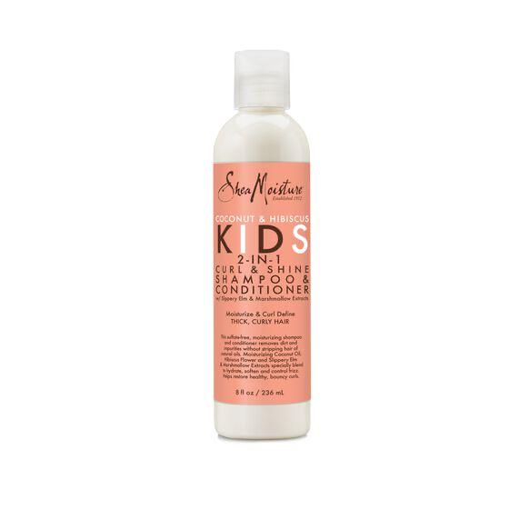 Shea Moisture Coconut&Hibiscus Kids 2 v 1: šampón a kondicionér 236 ml