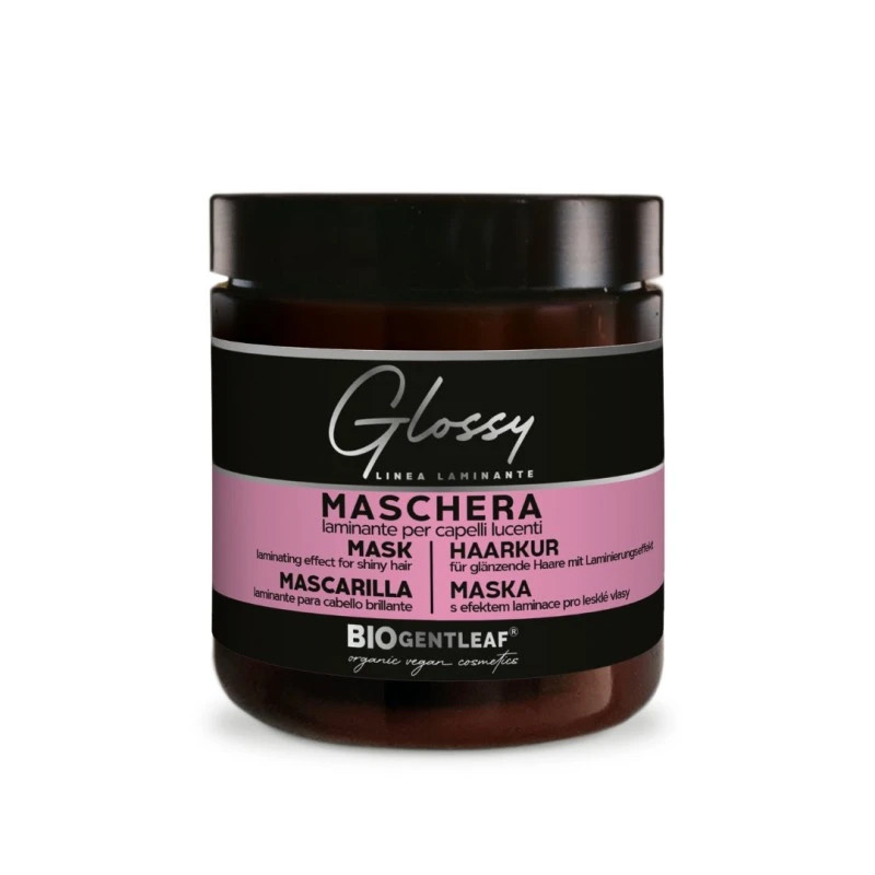 Maska s efektom laminácie, Bio Gentleaf Glossy, 200 ml