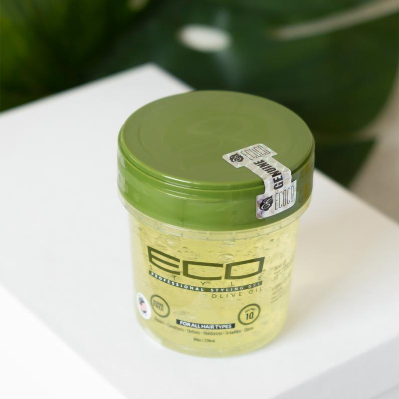 ECO - stylingový gél na kučeravé vlasy s olivovým olejom, 473 ml
