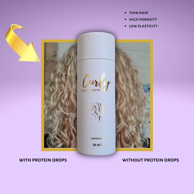 Proteínové kvapky- Protein Drops, Amazing Curl, 50 ml