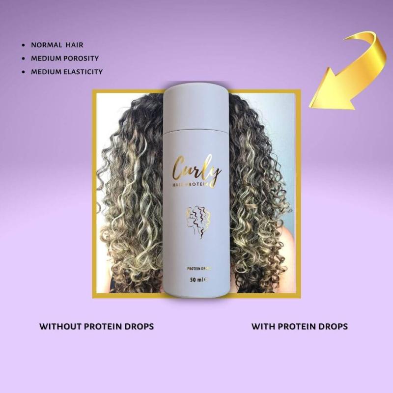 Proteínové kvapky- Protein Drops, Amazing Curl, 50 ml