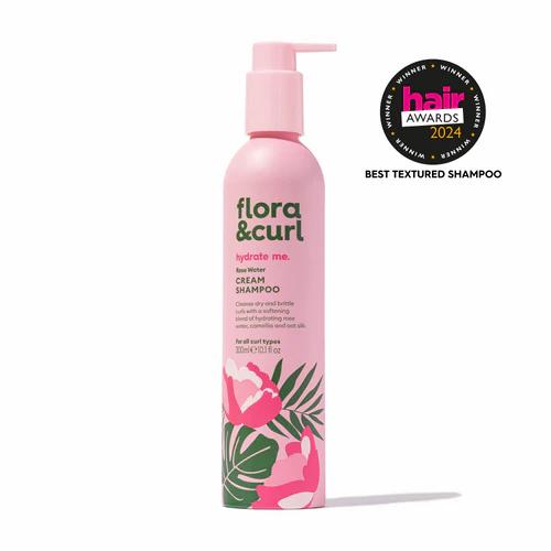 Hydratačný krémový šampón, Rose Water Flora Curl, 300 ml