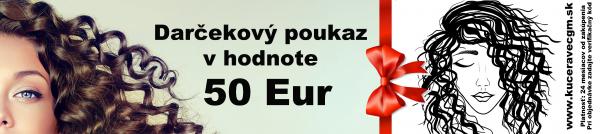 Darčekový poukaz v hodnote 50 EUR