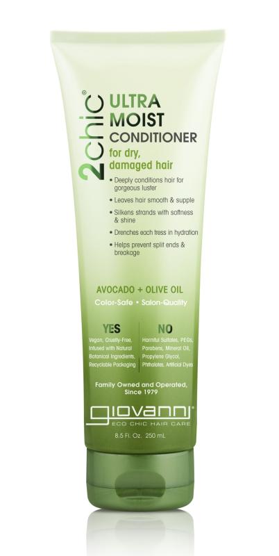 Hydratačný konditionér pre poškodené vlasy, Giovanni 2chic® Avocado Condit, 250ml